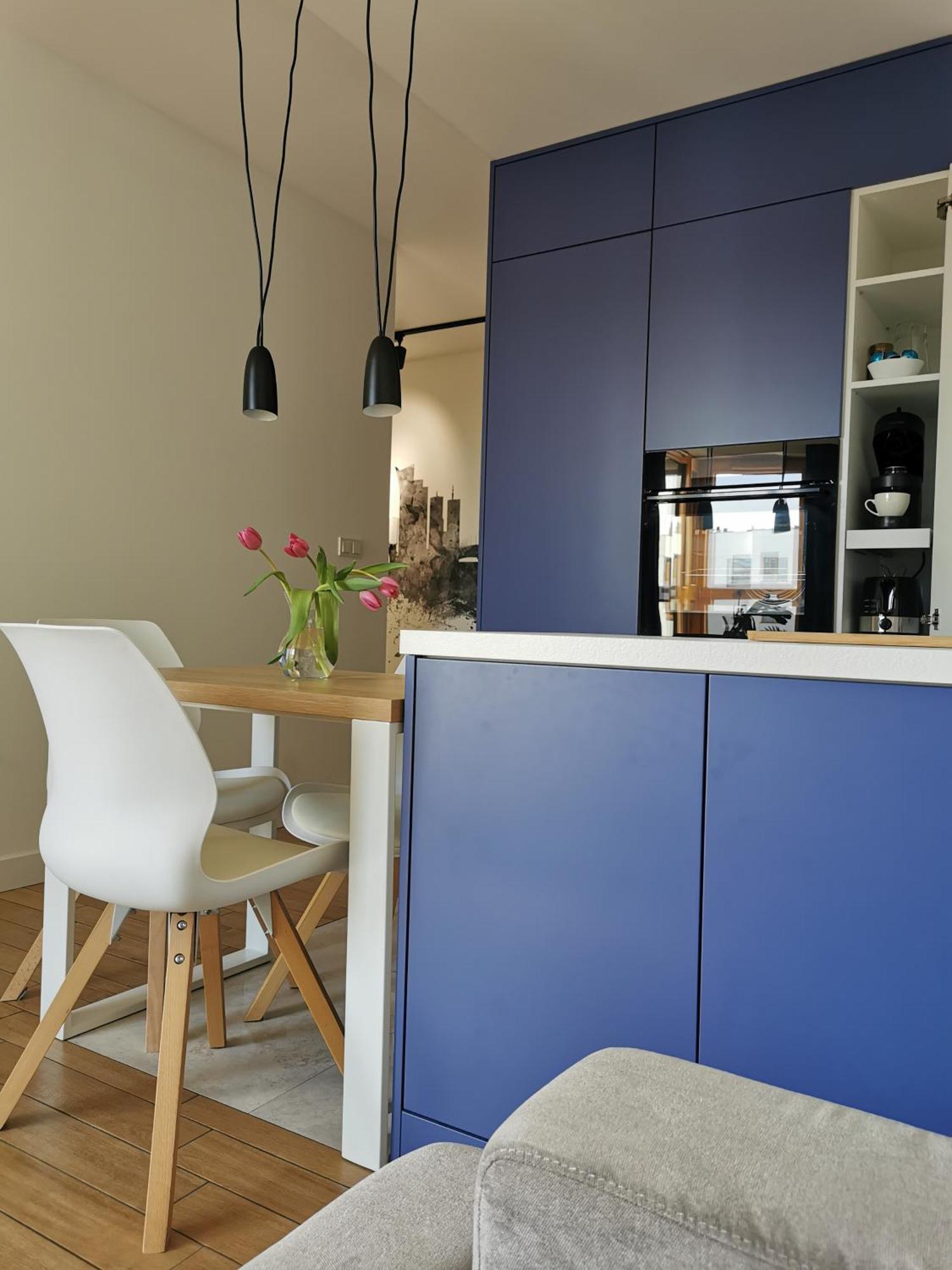 Wola Blue Modern Apartment Varsó Kültér fotó