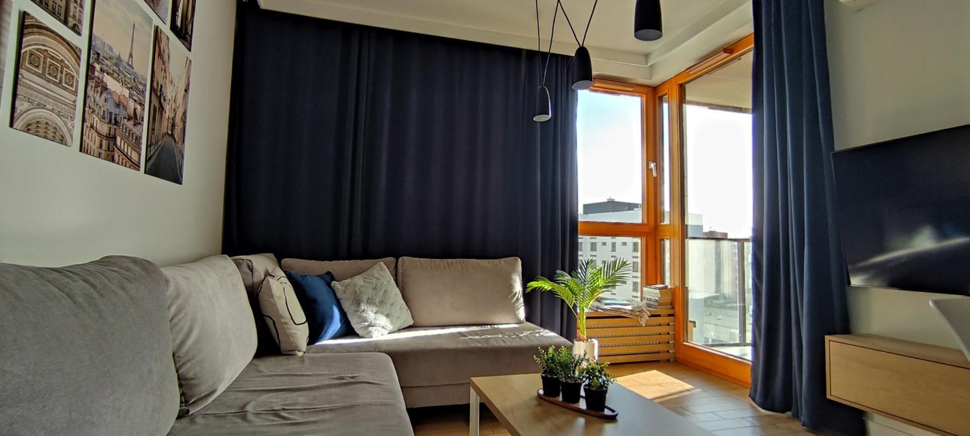 Wola Blue Modern Apartment Varsó Kültér fotó