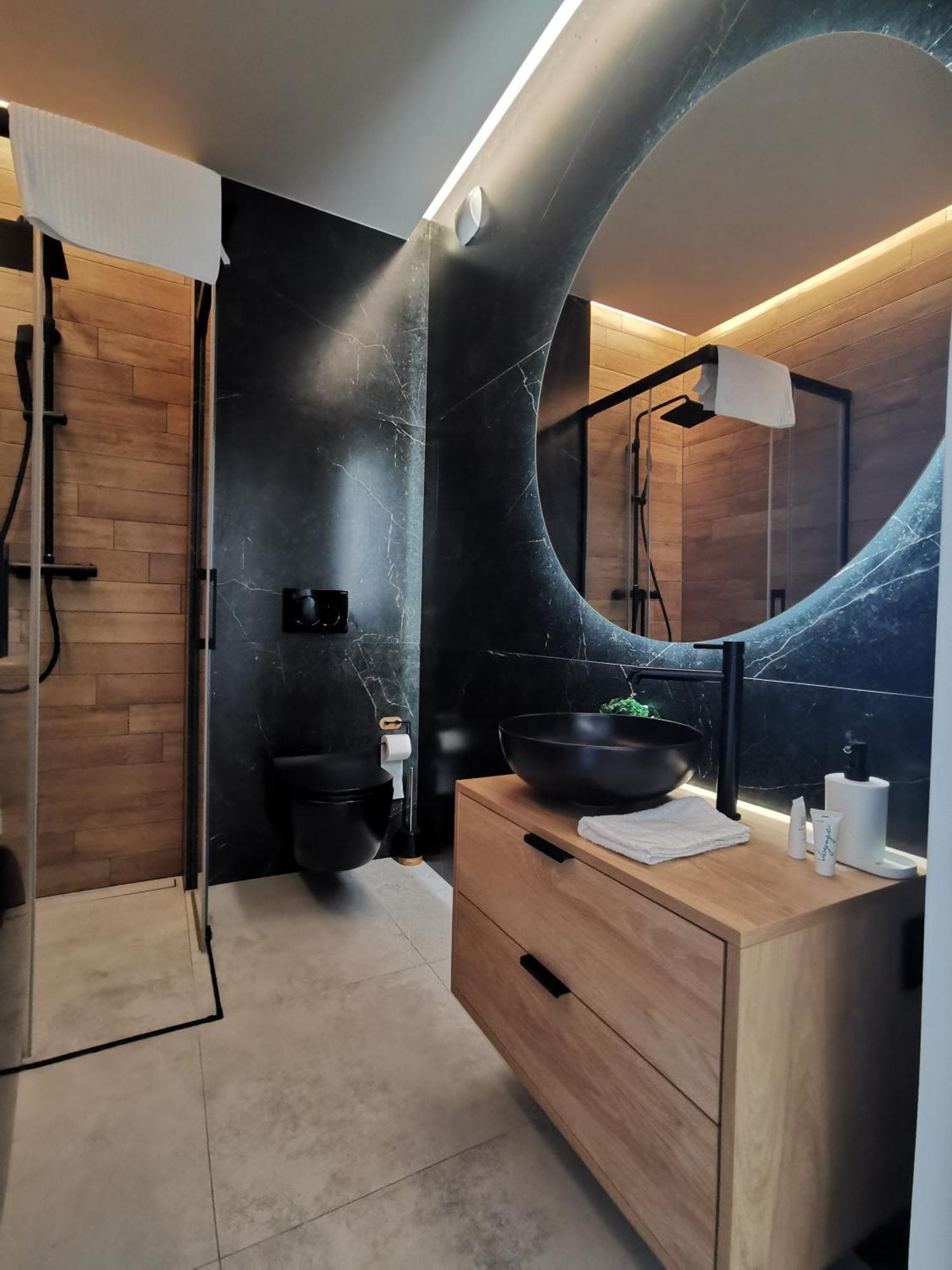 Wola Blue Modern Apartment Varsó Kültér fotó