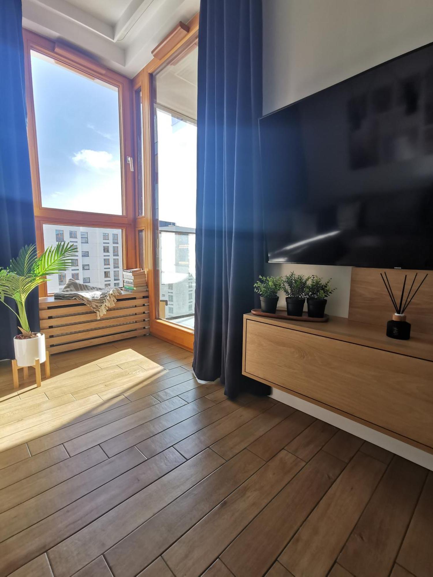 Wola Blue Modern Apartment Varsó Kültér fotó