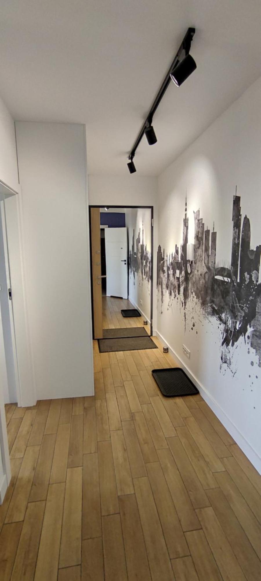 Wola Blue Modern Apartment Varsó Kültér fotó