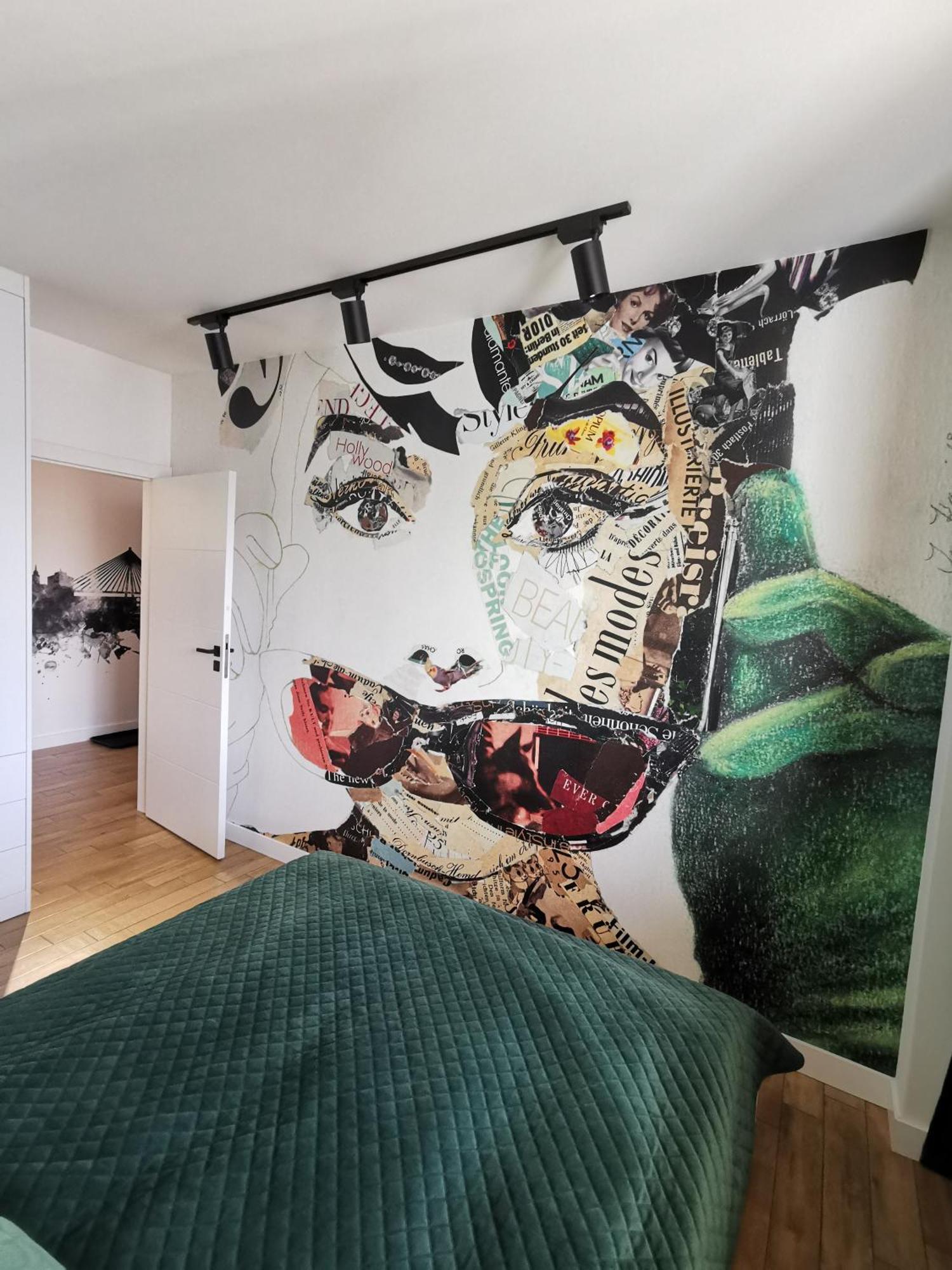 Wola Blue Modern Apartment Varsó Kültér fotó