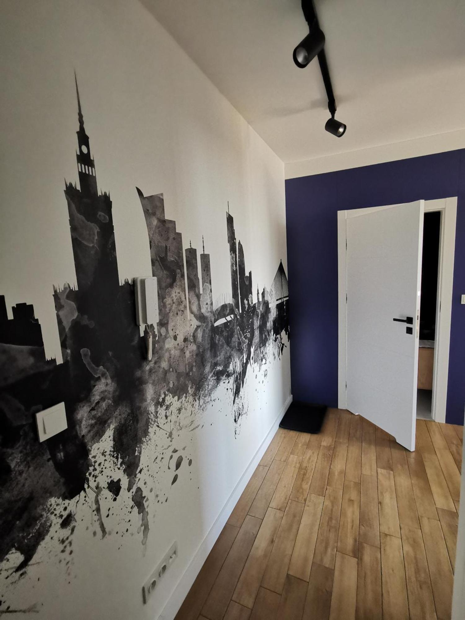 Wola Blue Modern Apartment Varsó Kültér fotó