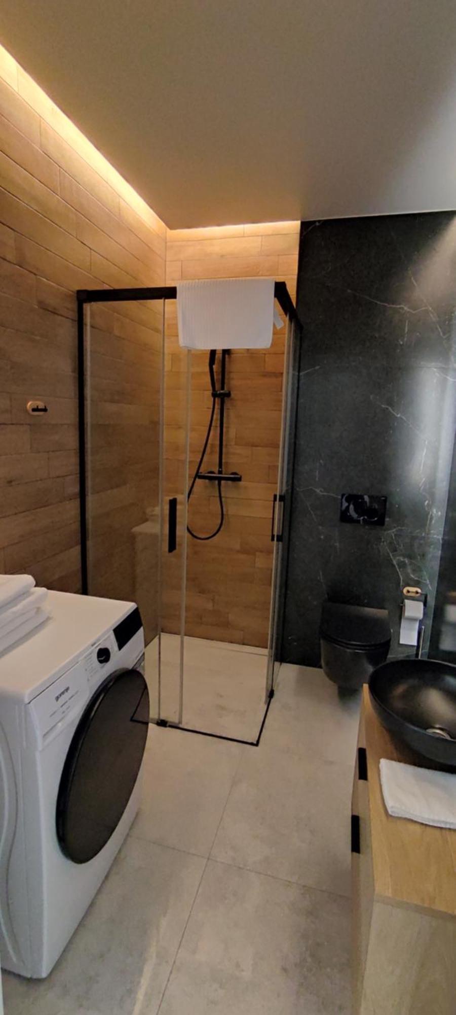 Wola Blue Modern Apartment Varsó Kültér fotó