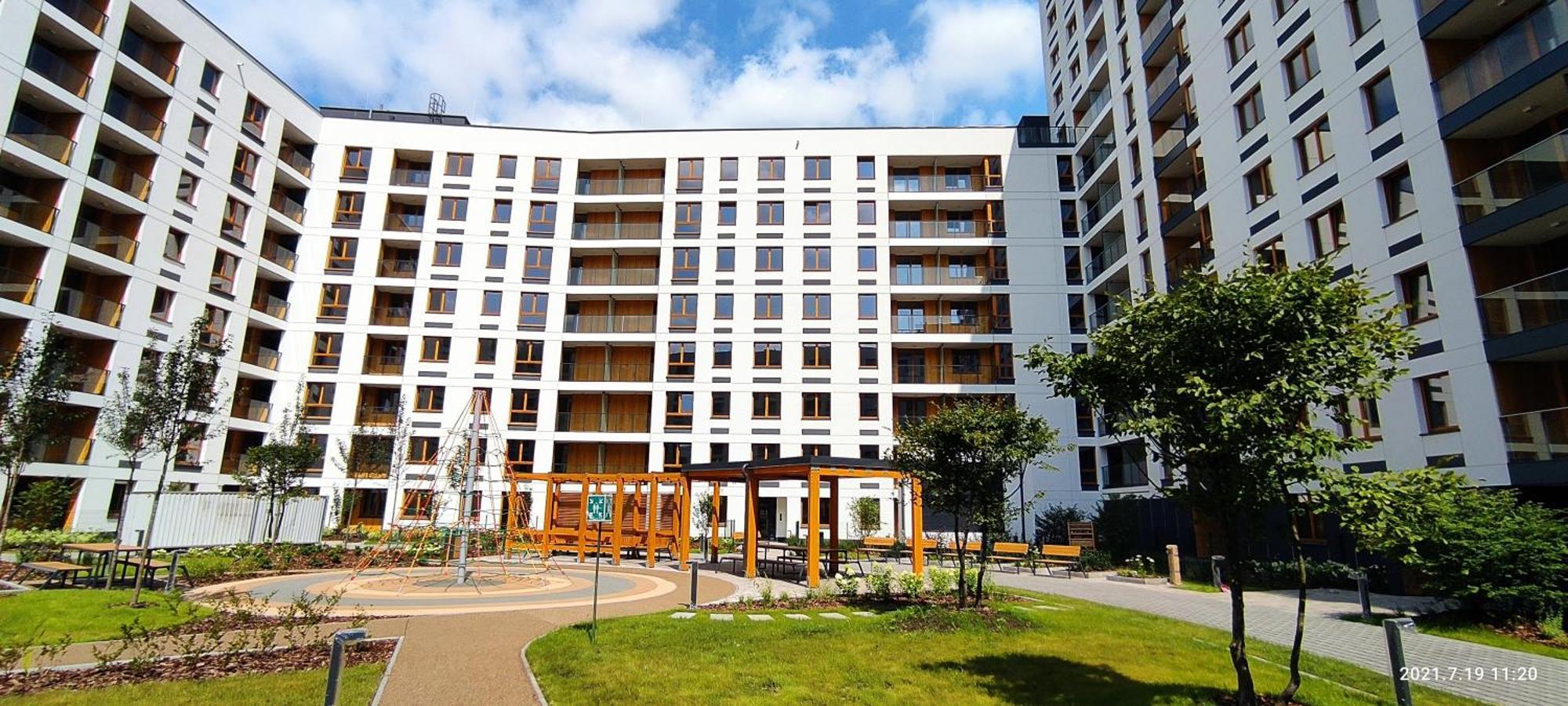 Wola Blue Modern Apartment Varsó Kültér fotó