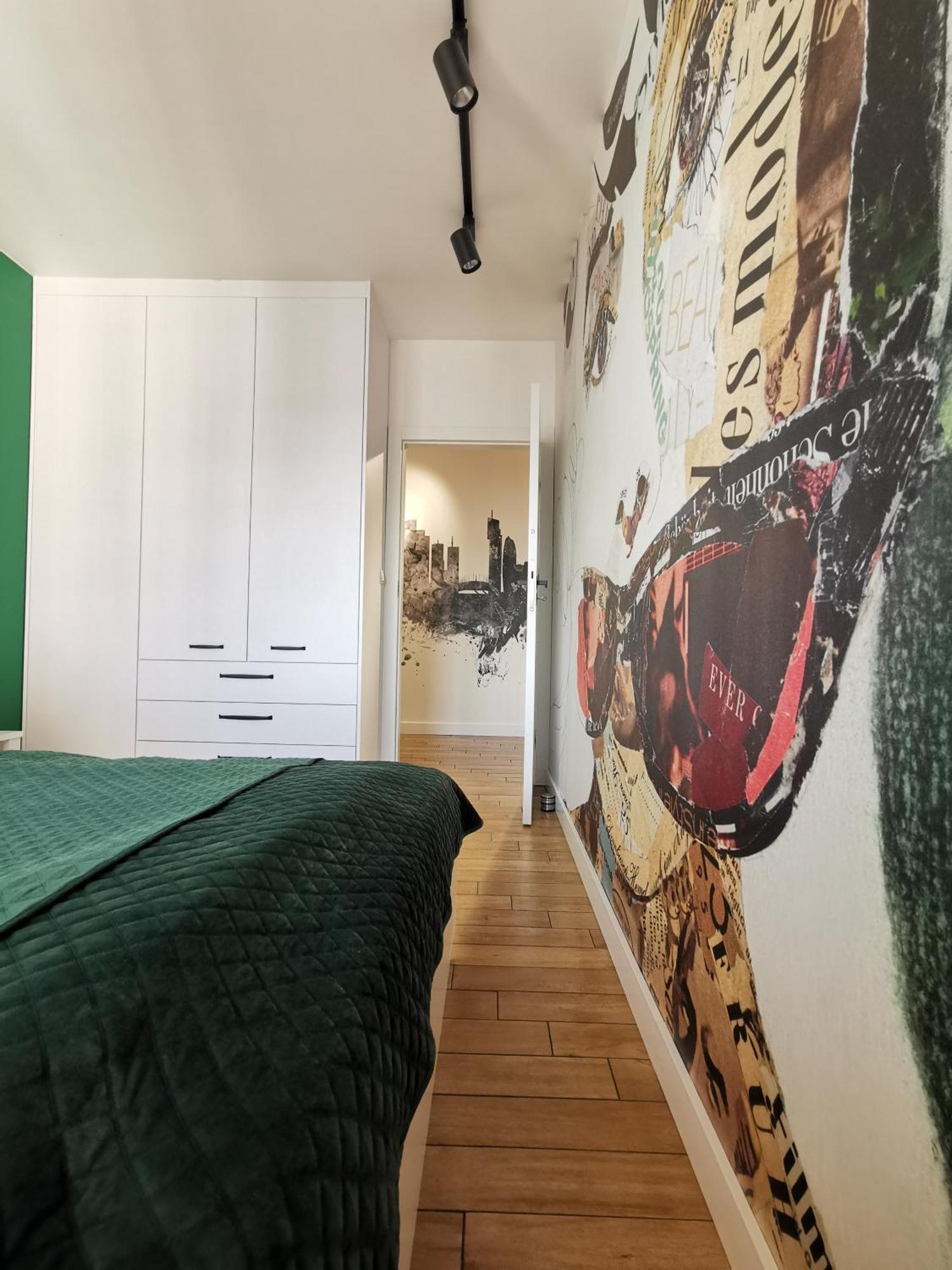 Wola Blue Modern Apartment Varsó Kültér fotó